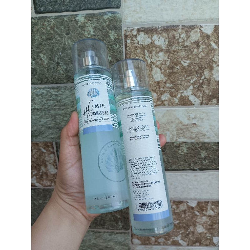 Bath & Body Works Coastal Hydrangeas Body Mist (Rare) | Shopee Philippines