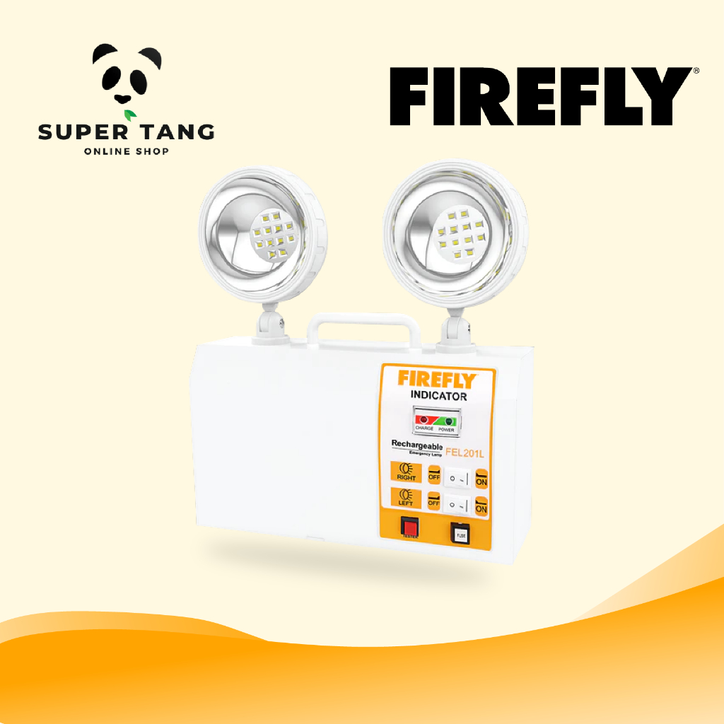 FIREFLY LED Emergency Lamp Rechargeable Twinhead | Shopee Philippines