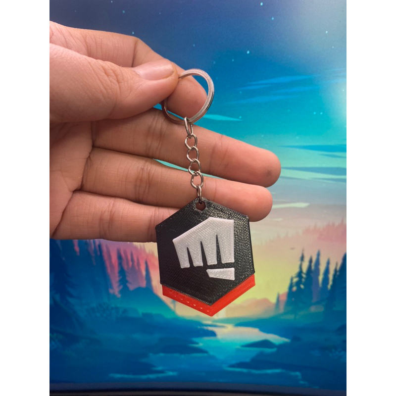Valorant Riot Buddy Keychain Back to Back | Shopee Philippines