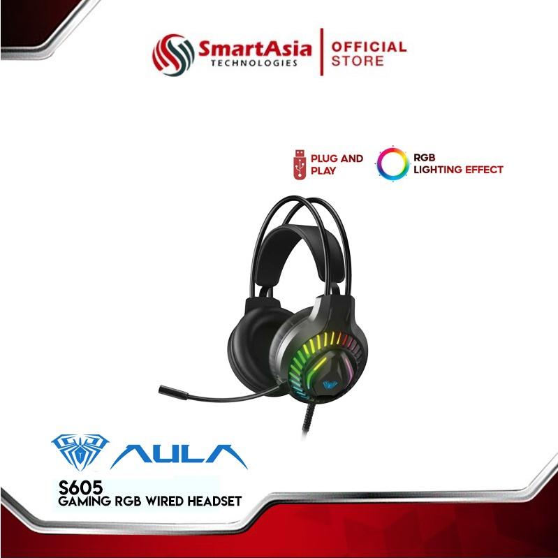 Aula S605 (USB, RGB, HD Voice) Gaming Headset | Shopee Philippines