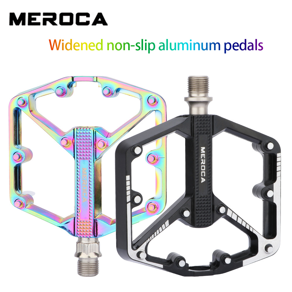 Meroca Riding pedal Road bike Aluminum Alloy Pedal Mountain bike Ultra