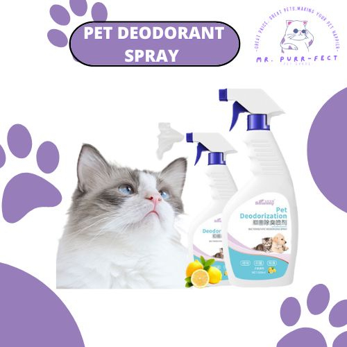 500ML Pet Deodorant Spray Eliminates Odors and ANTIBACTERIAL for dogs
