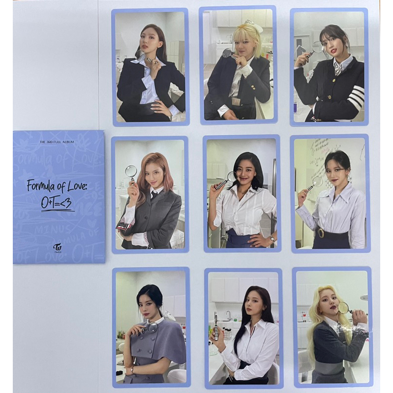 TWICE OFFICIAL ALBUM PRE-ORDER BENEFIT PHOTOCARDS | Shopee Philippines