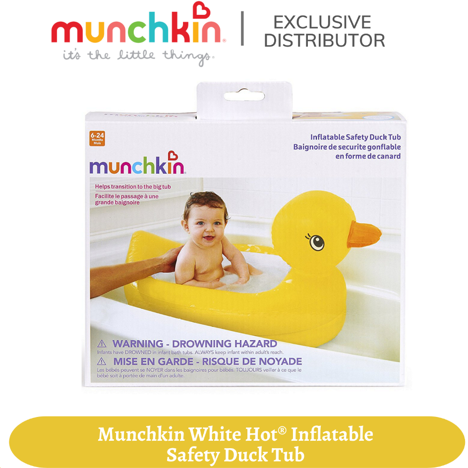Munchkin White Hot® Inflatable Safety Duck Tub Shopee Philippines