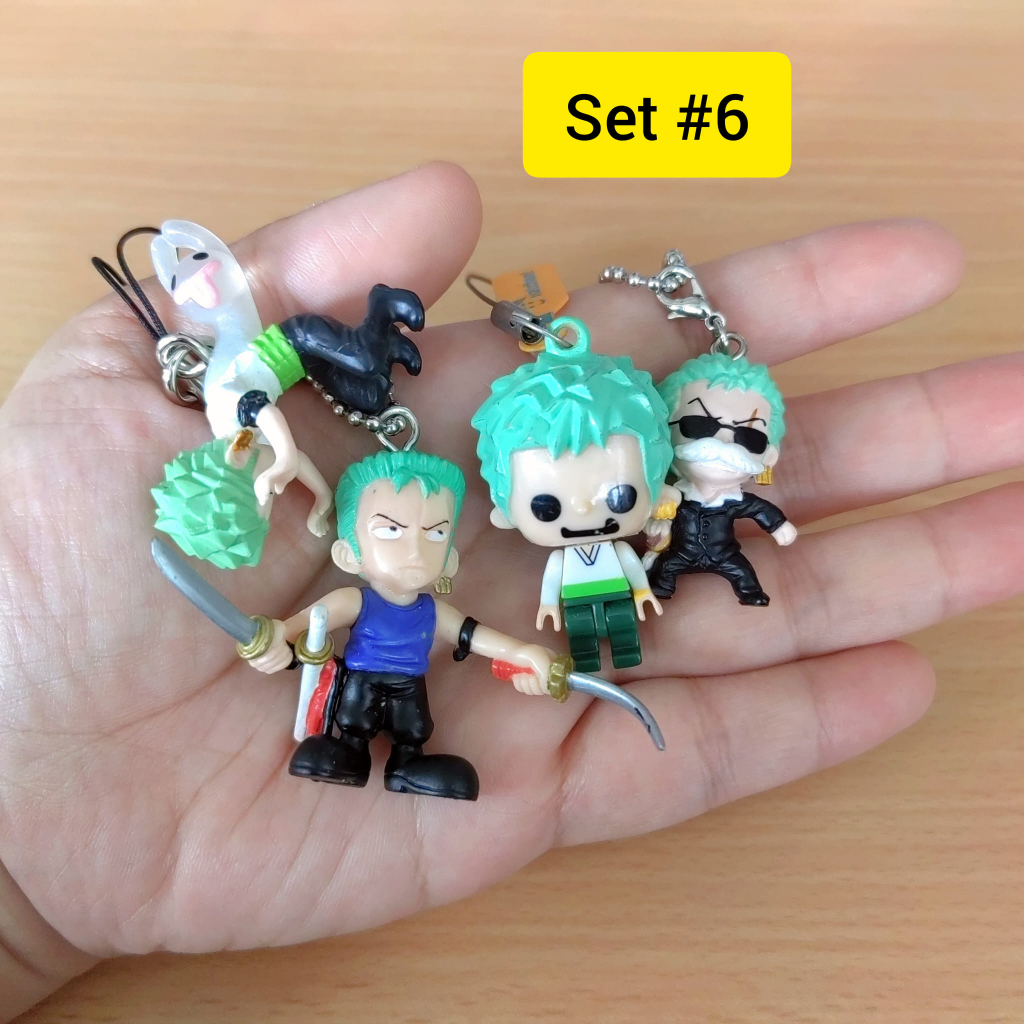Authentic Onepiece_Roronoa Zoro Keychain Set Shopee Philippines