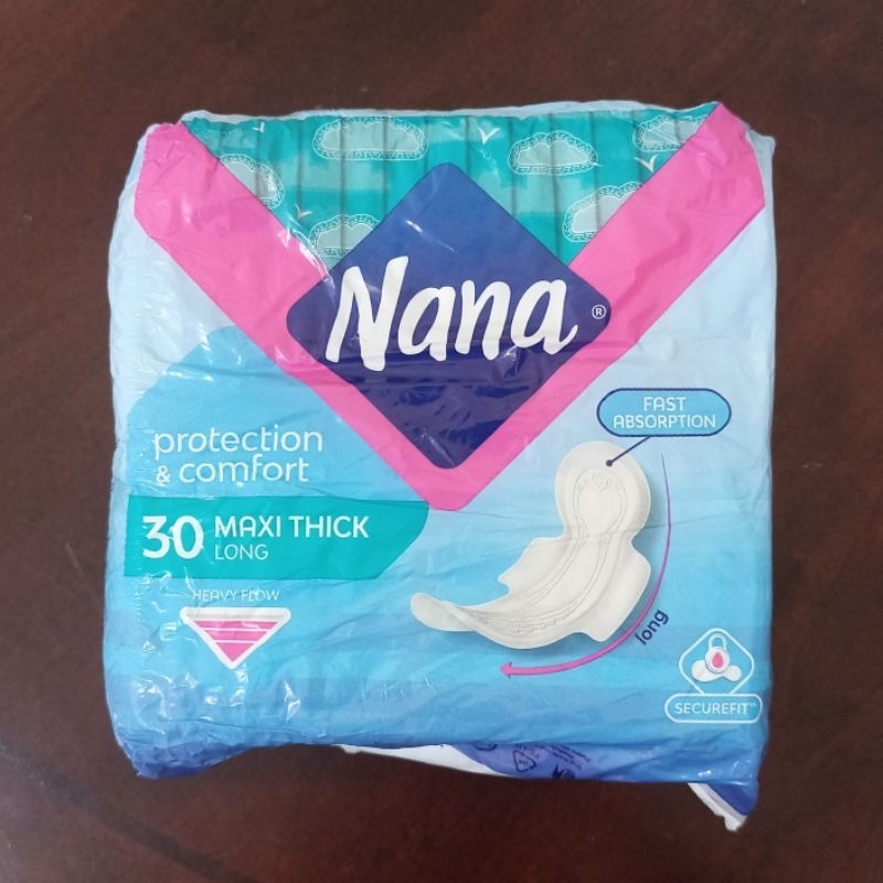 Nana Protection And Comfort Maxi Thick Long Sanitary Pads With Wings