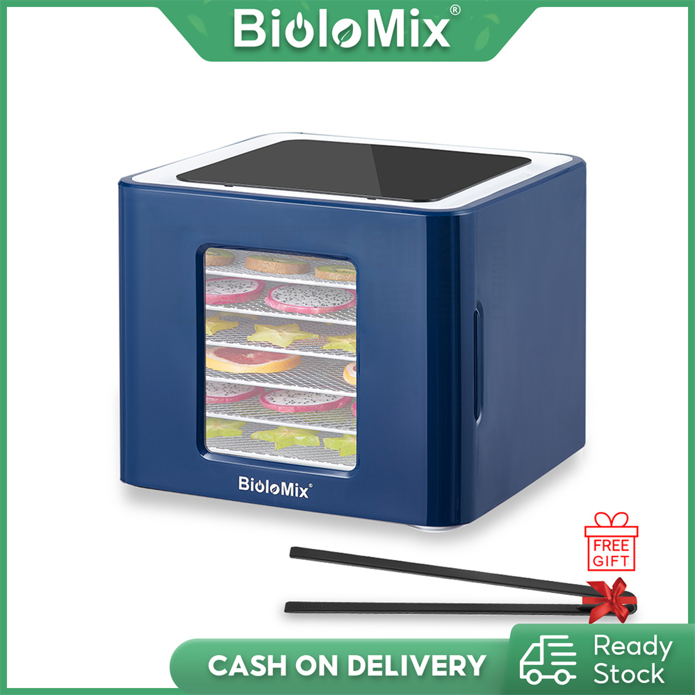BioloMix 15L 6 Trays Food Dehydrator with LED Touch Control,Digital