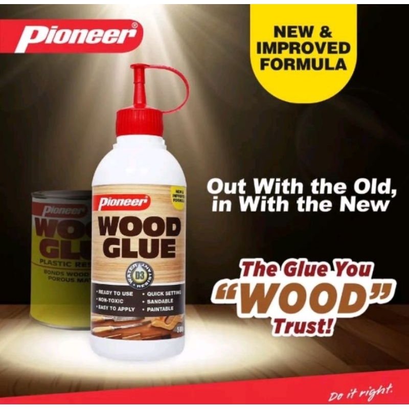 PIONEER WOOD GLUE WATER BASED PANDIKIT SA KAHOY HINDI MAAMOY WATERBASED