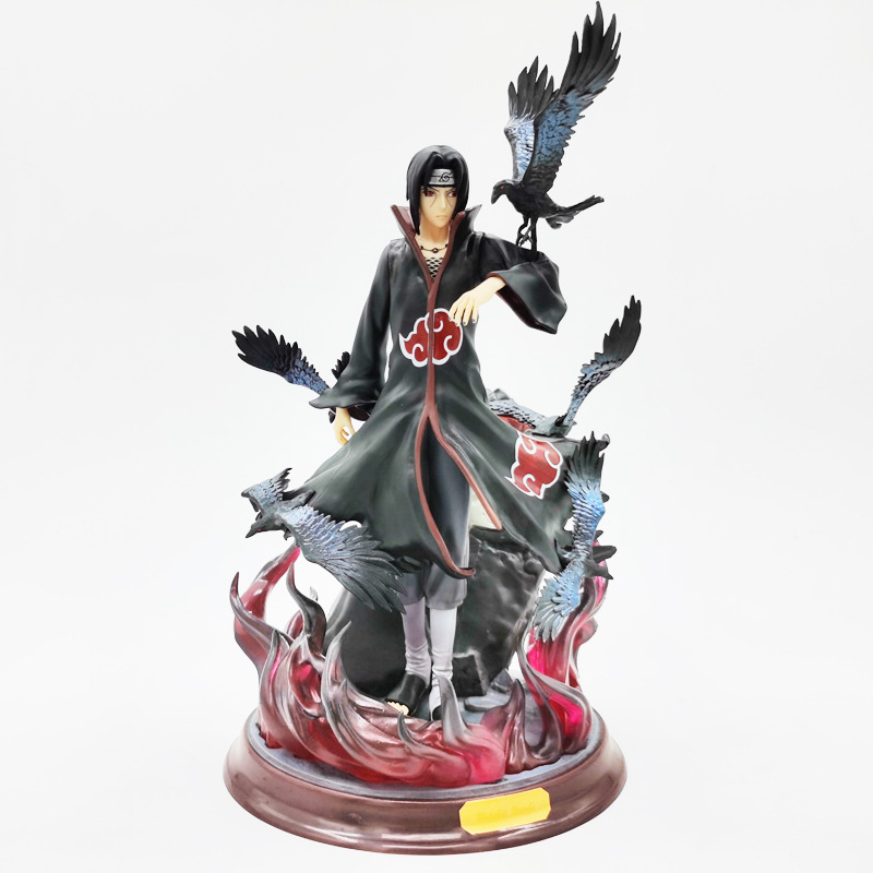 Naruto Anime Figure Uchiha Itachi Pvc Action Figure Uchiha Itachi Crow ...