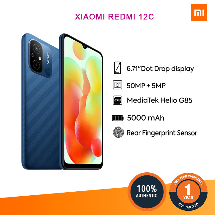 Xiaomi Redmi 12C 4GB + 128GB Global Version | Shopee Philippines