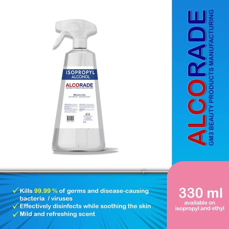 Alcorade 330ml Spray | Shopee Philippines