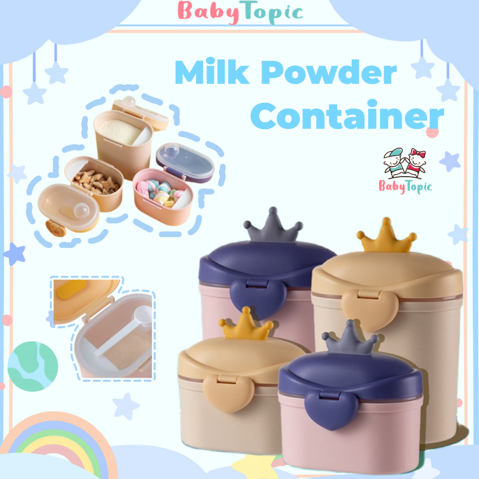 Crown Milk Powder Box Baby Food Storage Box Baby Milk Powder Container