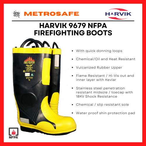 Harvik firefighter boots store price