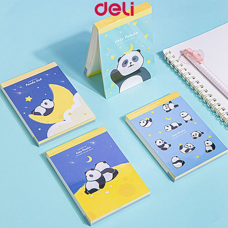 Deli Mini Notebook Cute Notepad 1 Book Random Color Student Stationery