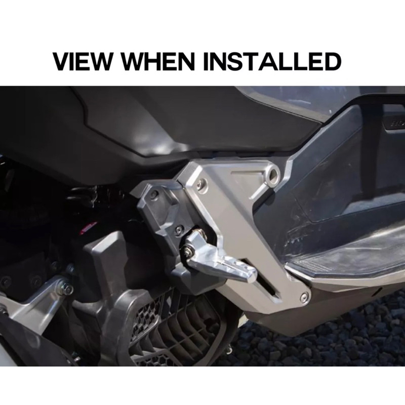HONDA ADV 150 ALLOY FOOTREST ASSY / REAR PASSENGER FOOTPEG STEP BAR FOR ...