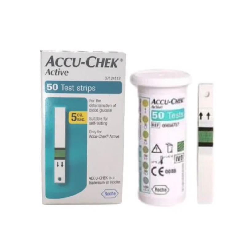 Accuchek Active Test Strips 50 Pcs Shopee Philippines