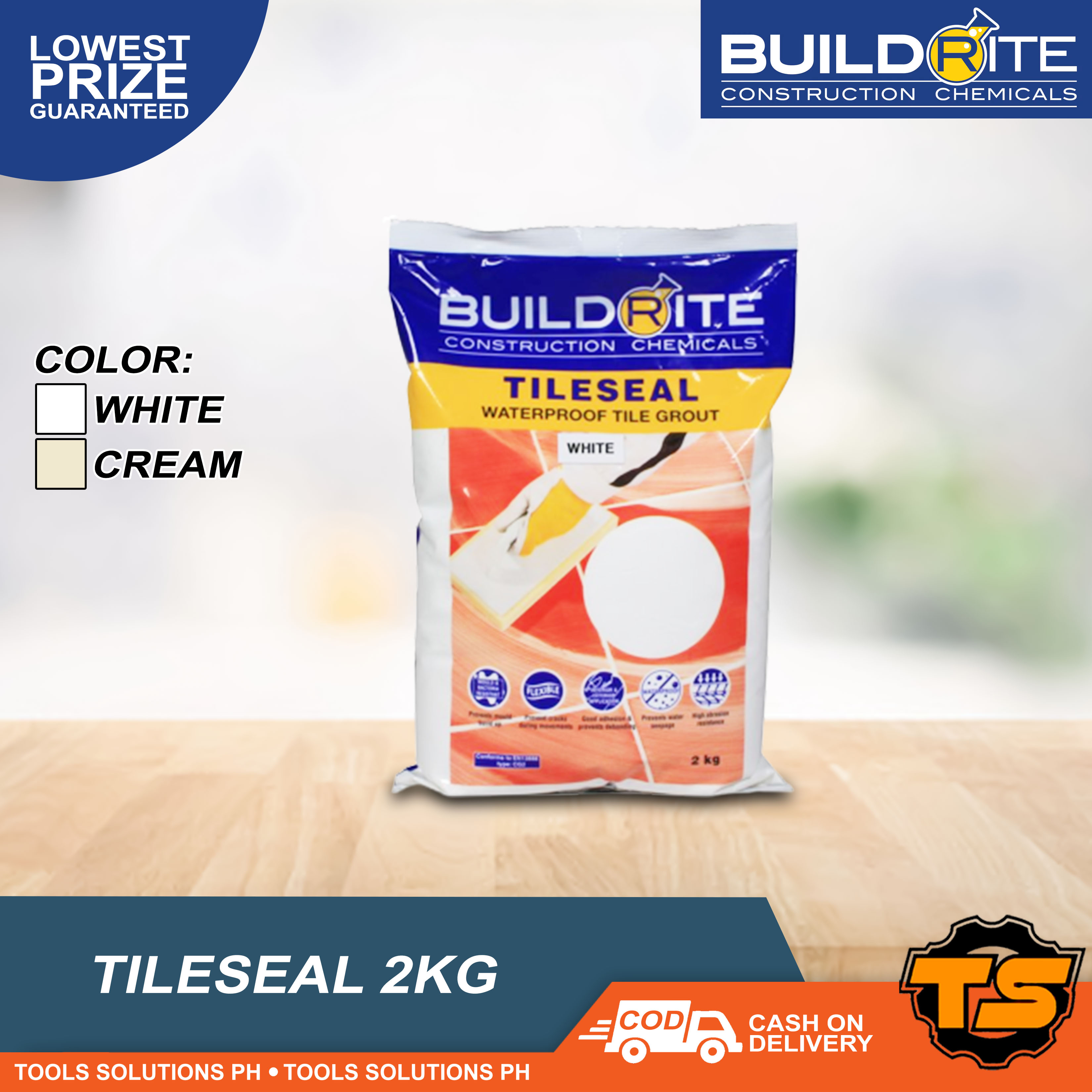 BUILDRITE TILE SEAL Tile Grout 2KG Shopee Philippines