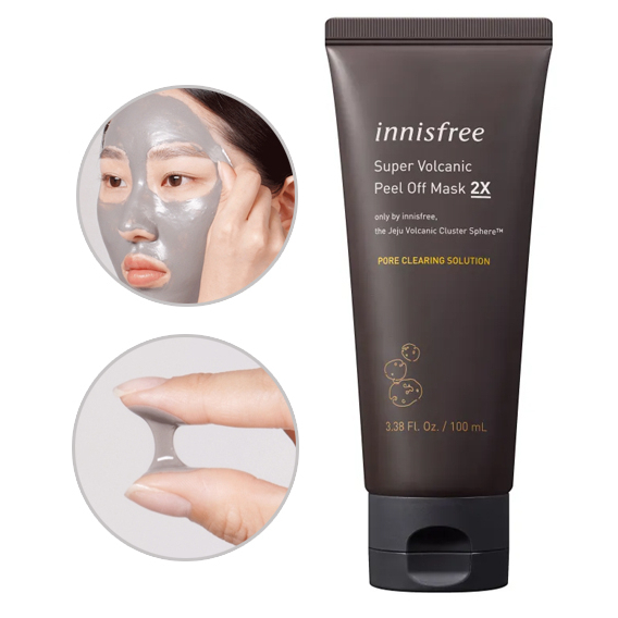 INNISFREE Super Volcanic Peel Off Mask 2X (100ml) Shopee Philippines