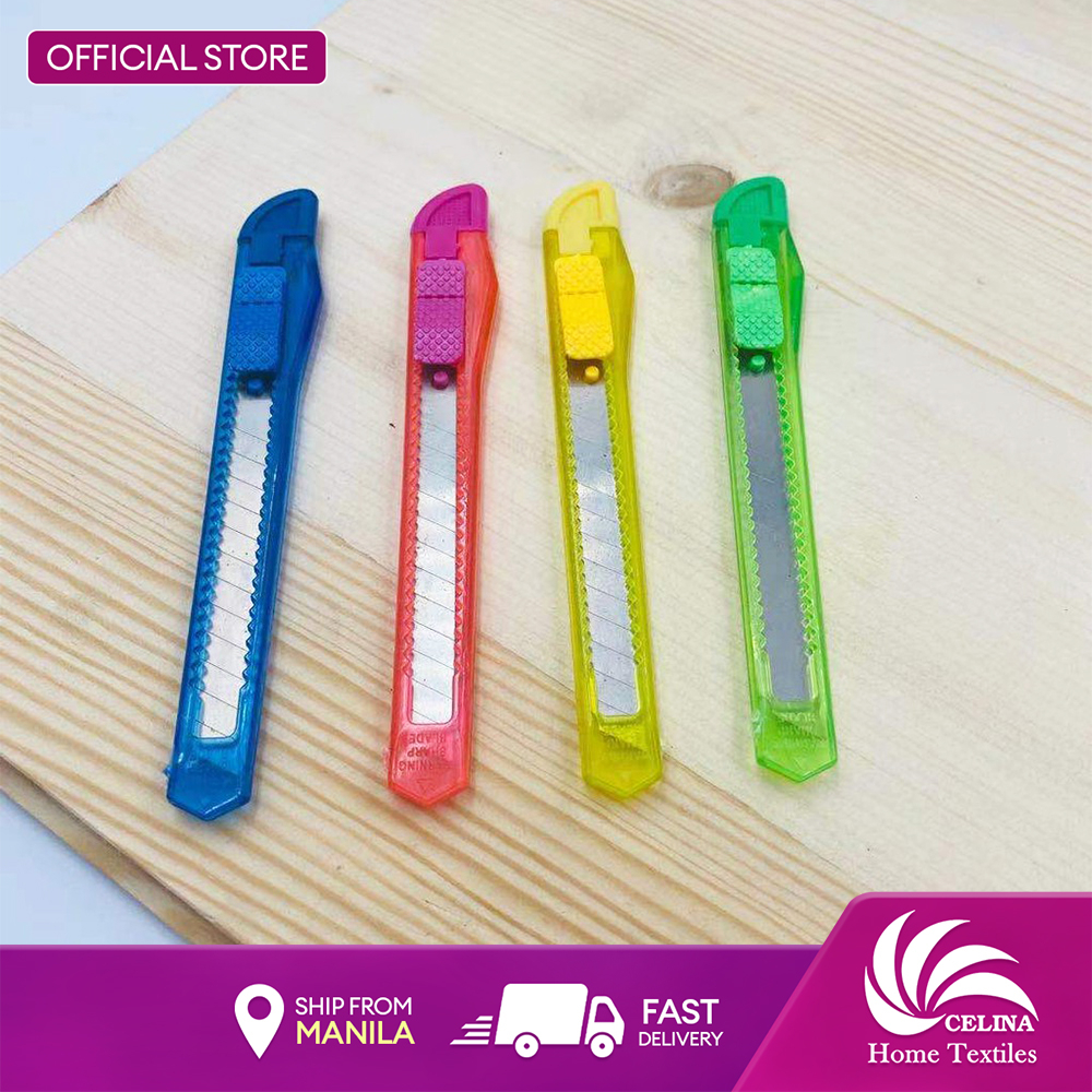 Celina 1pc Blade Cutter Paper Knife Small Cutter (Assorted Color ...