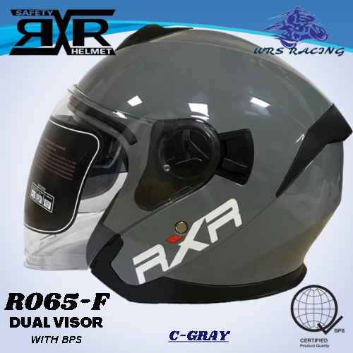 WRS RXR R065-F HELMET Dual Visor Halfface (freesize up to large