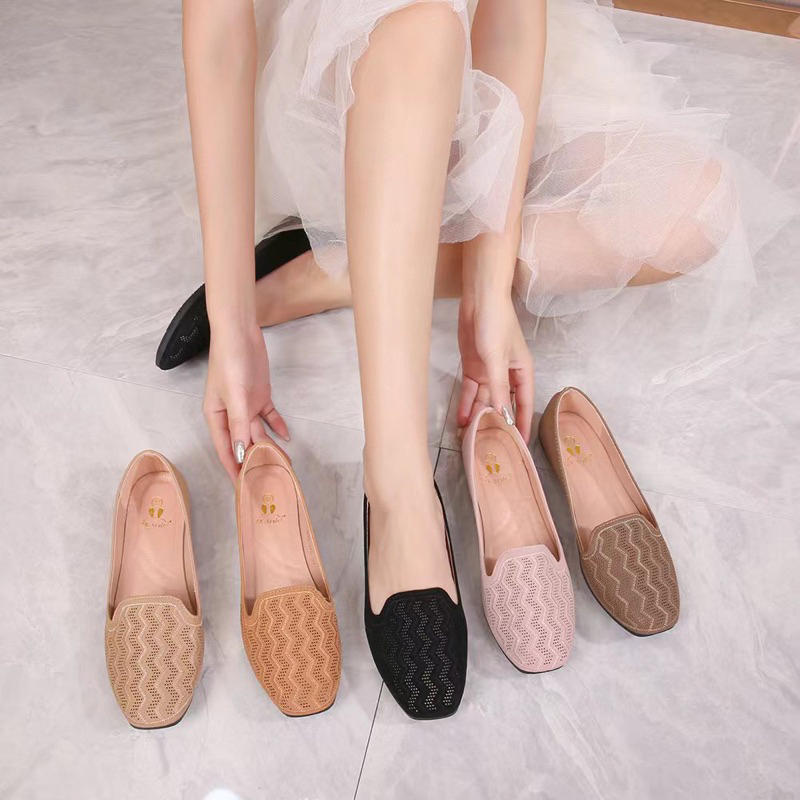 Korean women doll shoes flat shoes size 35 40