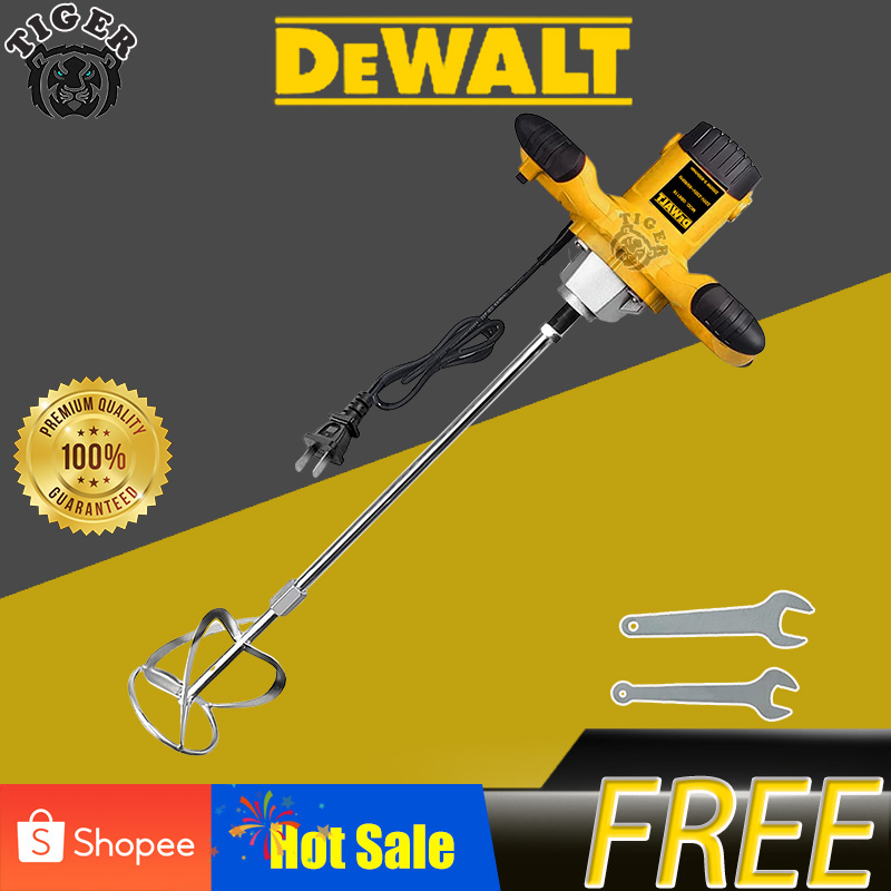 DeWALT Concrete Mixer Mud Mixer for Mixing mortar Adjustable Paint