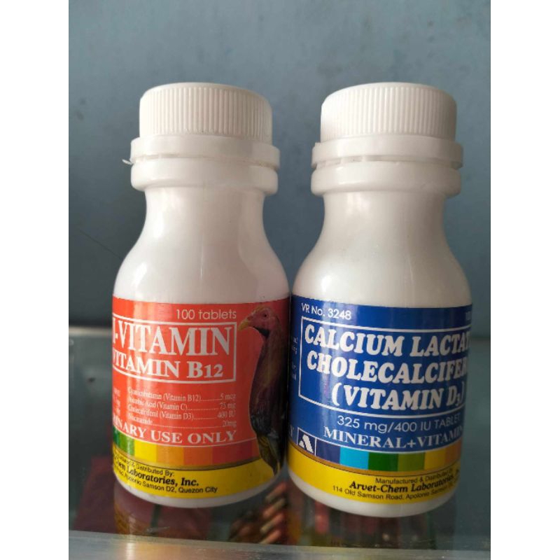 Arvet Multivitamins and Calcium Lactate for Chicken, Dogs, Cats and