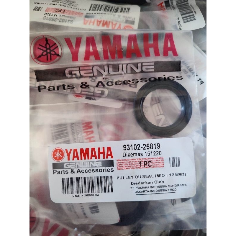 Yamaha Oil Seal Pulley Side M3/MIOi125/SOULi125 93102-25816 | Shopee ...