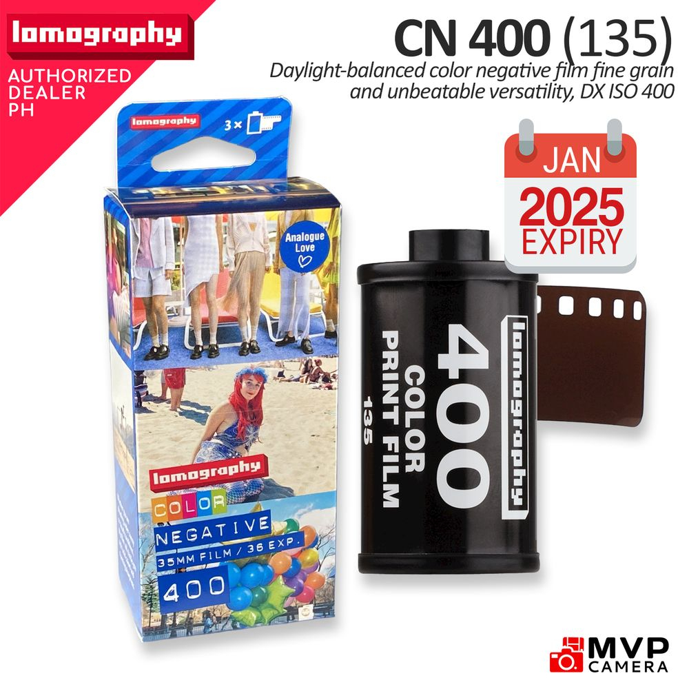 [OFFICIAL PH] LOMOGRAPHY Color Negative Film 400 ISO 35mm 135 Film C41