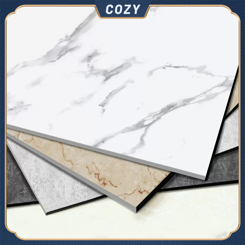 Marble Vinyl tiles Floor Stickers 30 x 30 cm Self Adhesive waterproof