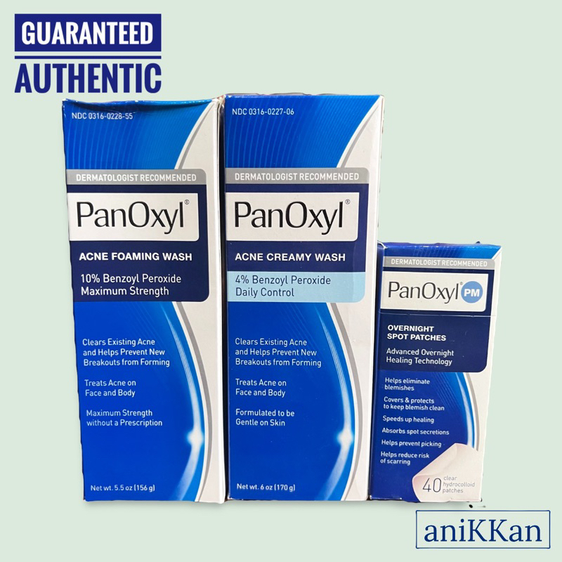 Panoxyl Acne Creamy Wash Panoxyl Overnight Spot Patches Shopee Philippines
