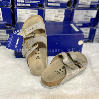 Birkenstock washed metallic blue clearance