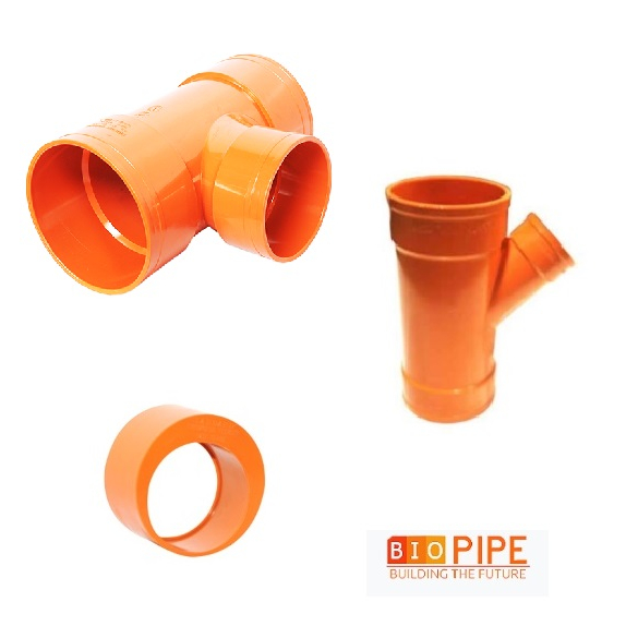 S-600 BIOPIPE PVC ORANGE SANITARY REDUCER | WYE / TEE / COUPLING ...