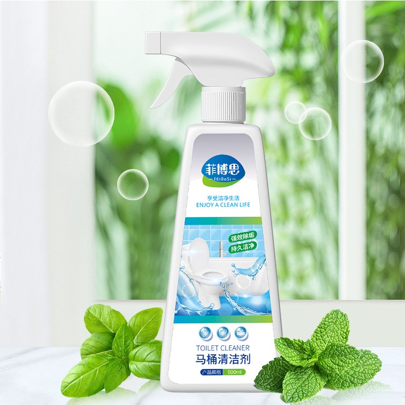 Bathroom Cleaner 500ml Toilet Floor Tile Glass Scale Remover Spray Tile ...