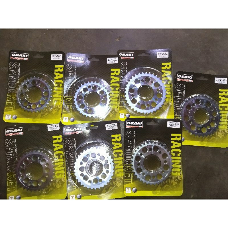 Racing Rear Sprocket Sprocket XRM WAVE RS150 415 Chrome Lightened ...
