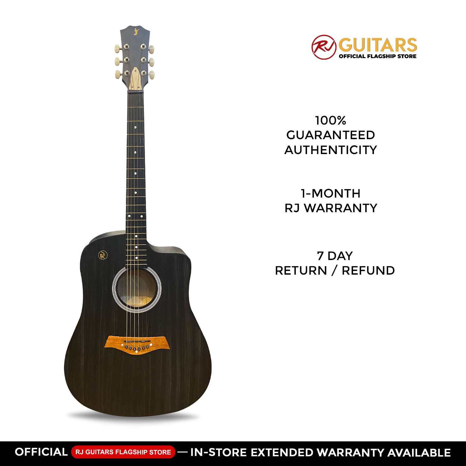 RJ Truwood Dreadnought Acoustic Guitar Shopee Philippines