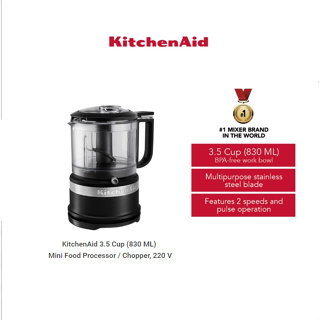 KitchenAid Household Food Chopper 3.5 Cup Ice Blue KFC3516IC Tested Working