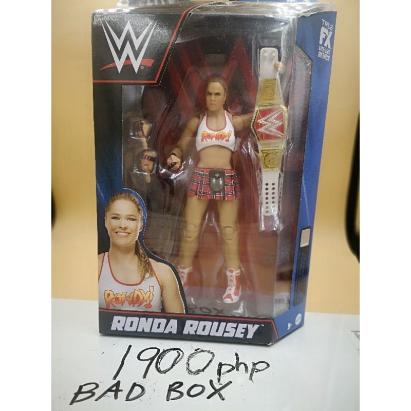 Mattel wwe elite Ronda rousey bad box | Shopee Philippines