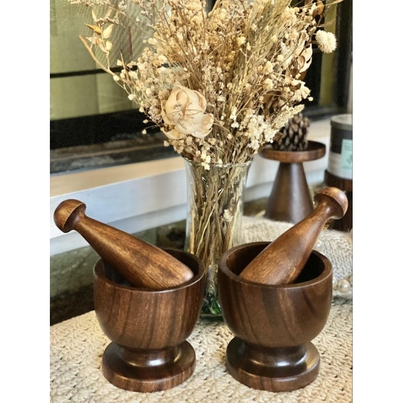 Woodspiration by Farrah (mortar and pestle) Shopee Philippines