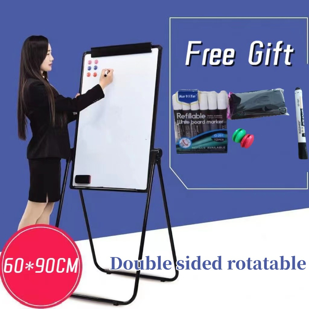 WhiteBoard 2 Sided White Board With Stand Ushaped