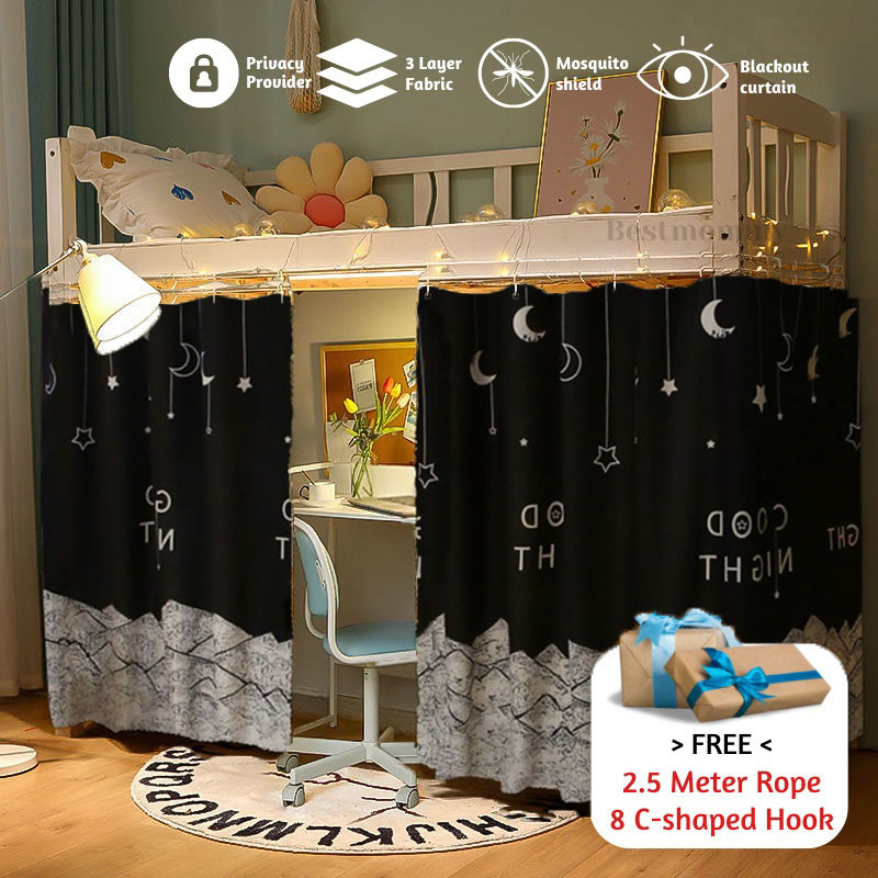 [Ship today]Student bunk beds bed curtain dormitory mosquito protection