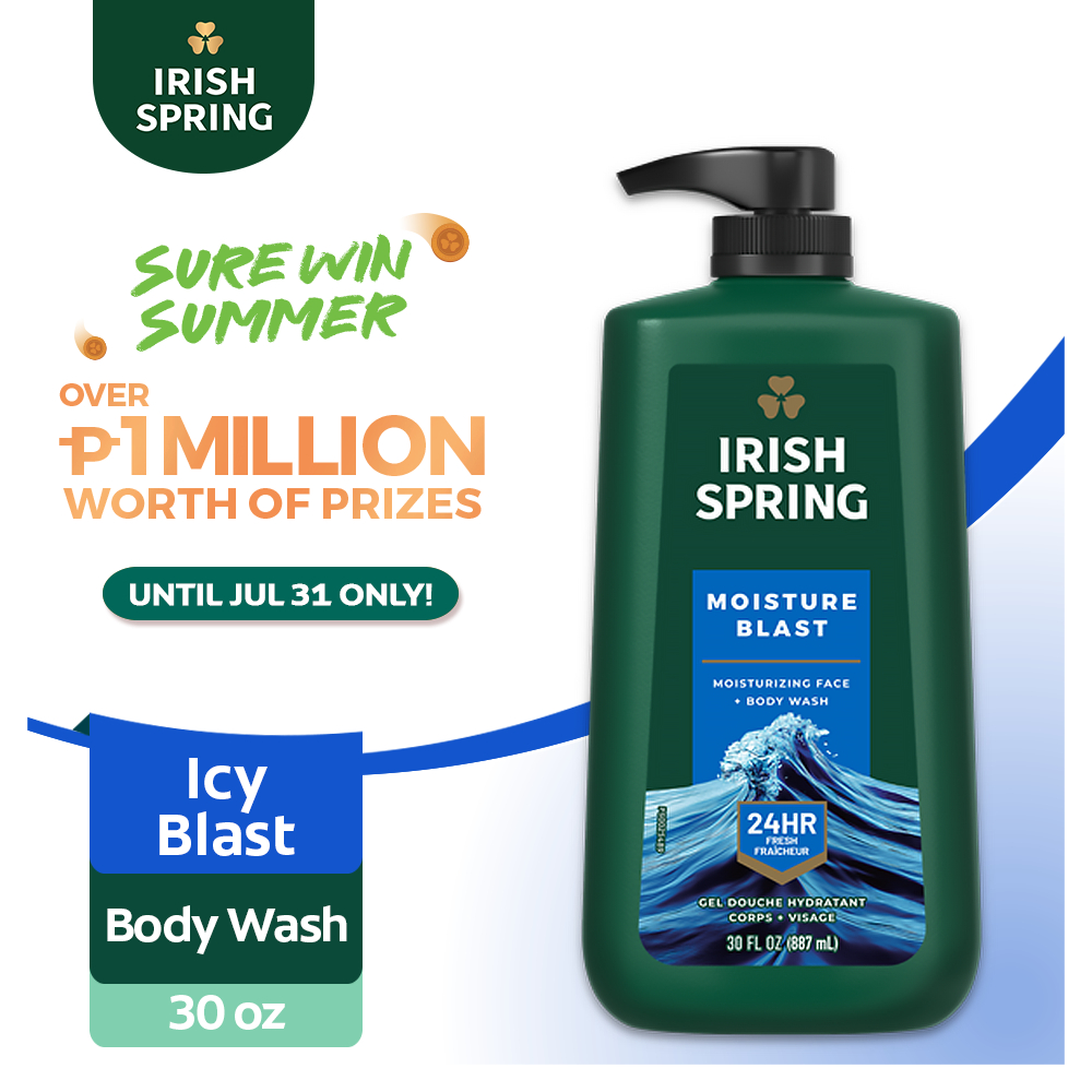 Irish Spring Moisture Blast Body Wash with Pump 30oz Shopee Philippines