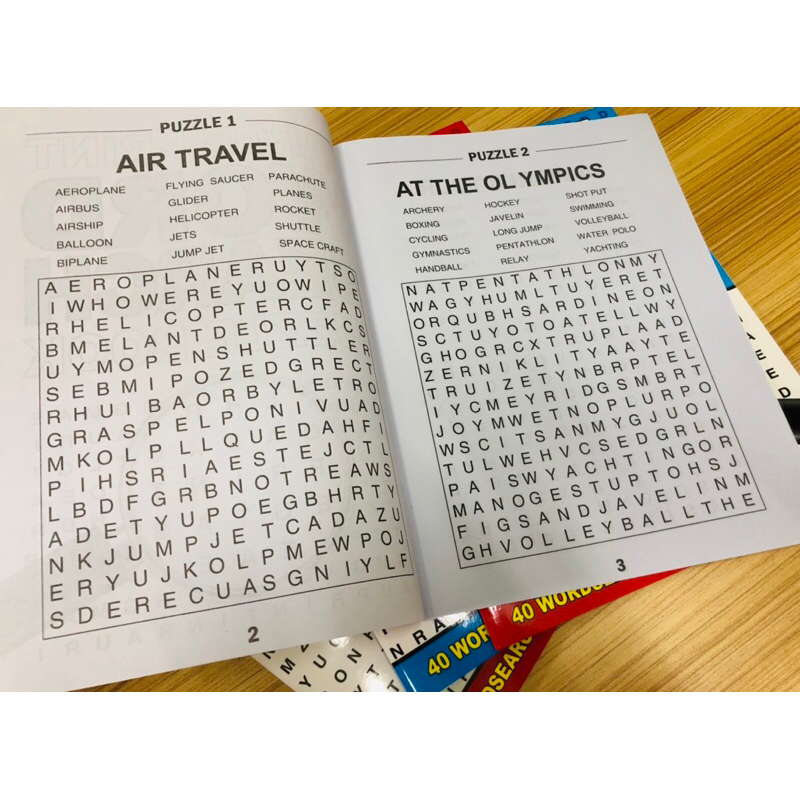 1pc or 4pcs set Large Print Word Search Puzzle Book | Shopee Philippines