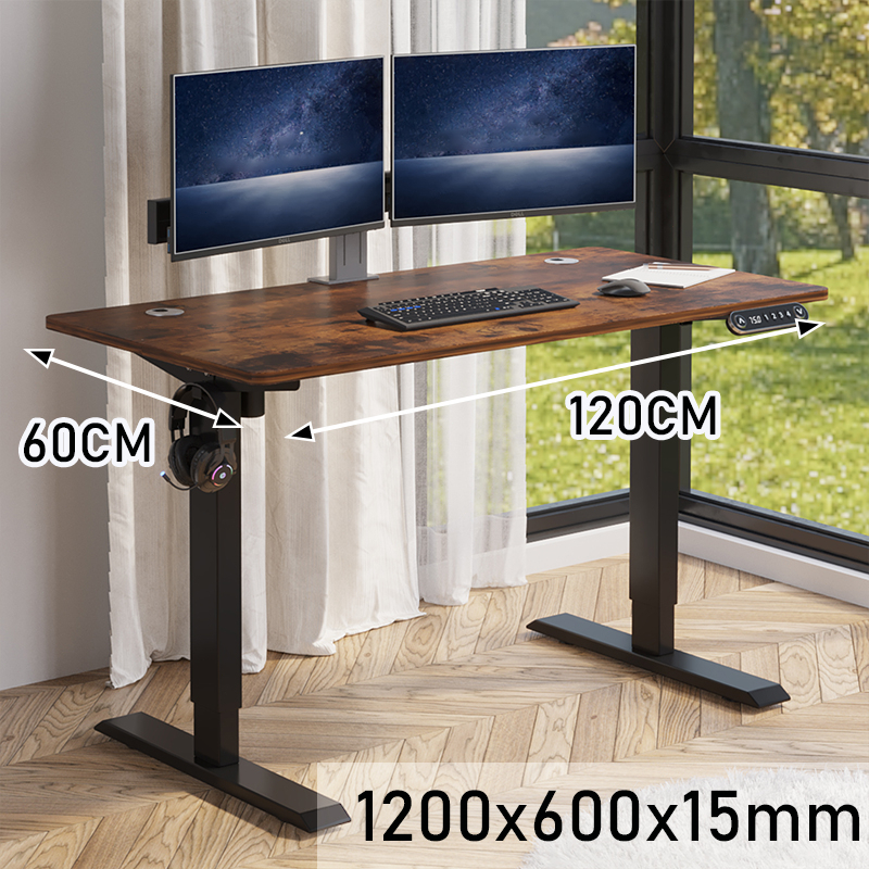 1.1M /43 “ Height Adjustable Standing Table Movable Electric Automatic ...