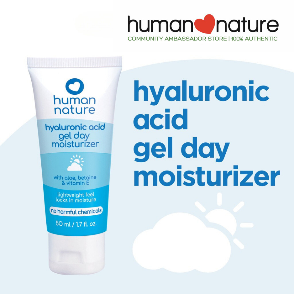 Human Nature Hyaluronic Acid Gel Day Moisturizer 50ml With Aloe