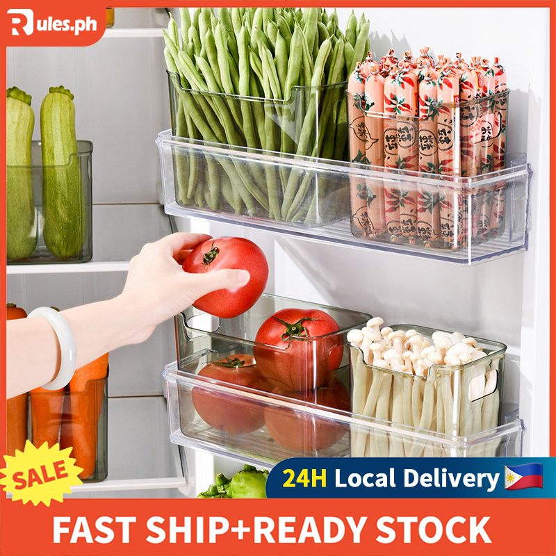 Rules Refrigerator Organizer Food Storage Box Transparent Multipurpose