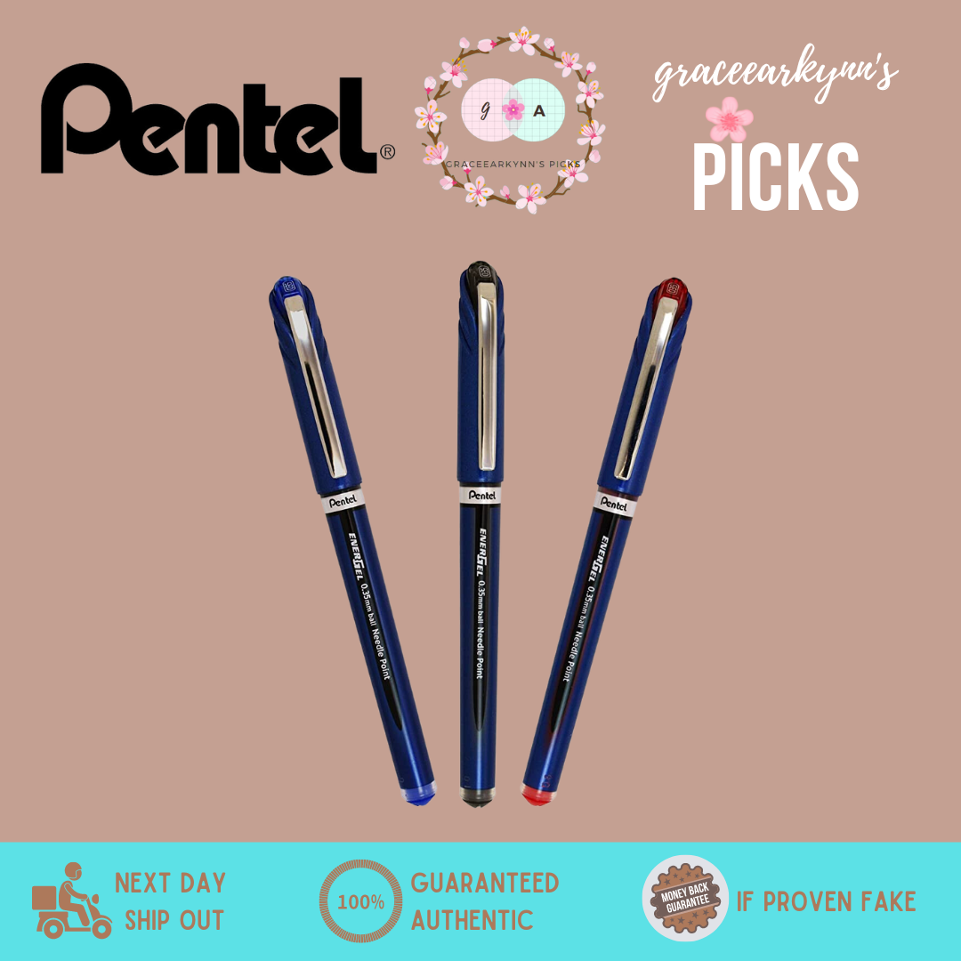 Pentel EnerGel NV Gel Ink Pen 0.35 0.5 0.7 1.0mm BLN23 BLN25 BL27