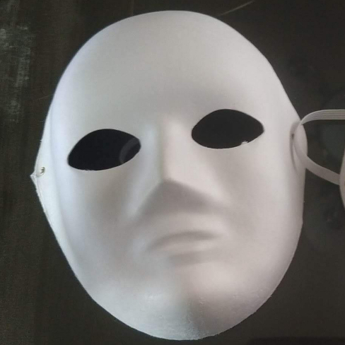 Clean White Blank Paper Mache Mask for Arts and Crafts | Shopee Philippines