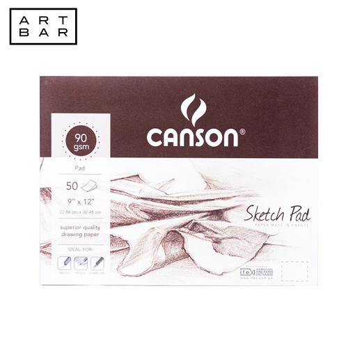 Canson Sketch Pad 9X12 50 Sheets (Sketch Pad/ Sketchbook) Art Bar PH