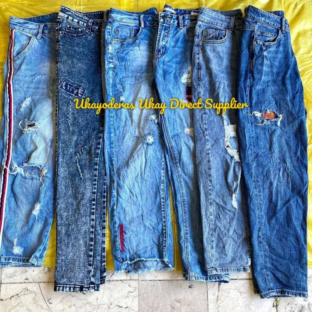 UKAY LADIES DENIM PANTS CLASS A Shopee Philippines